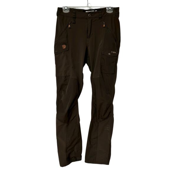 Fjallraven Nikka G-1000 Curved Trousers Brown Hiking Pants Women's EU 38 US 29 - Picture 1 of 14